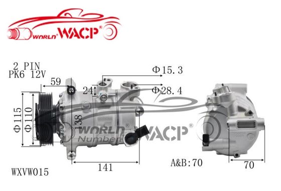 5N0820803 5N0820803C Автомобильный СП компрессор для VW Golf7 Для Audi A3 Для Skoda Fabia Для сиденья WXVW015