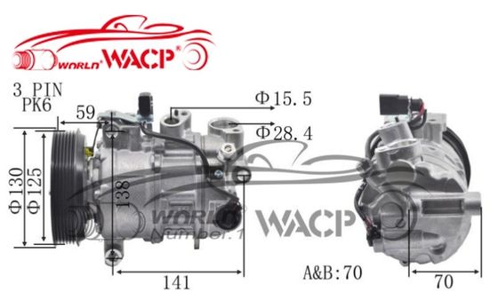 4GD820803M 4GD260805E Автокомпрессор воздуха для Audi A6/Q7 для VW 2.5/3.0 C7PA WXAD033
