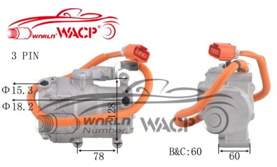 OEM 8837047010 700510539 Электрический кондиционер компрессор ES18C для Toyota для Priusi W1 W2 1.5 WXHB002
