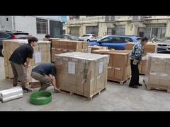 Процесс упаковки и доставки автомобильных компрессоров кондиционирования воздуха на склады производителей